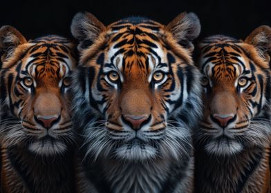 Three tigers