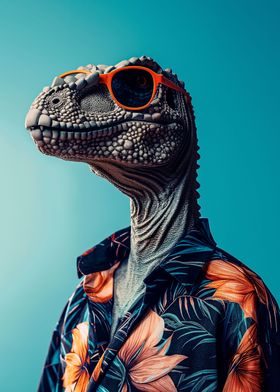 Funny Dino Portrait