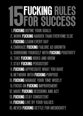 15  Rules For Success