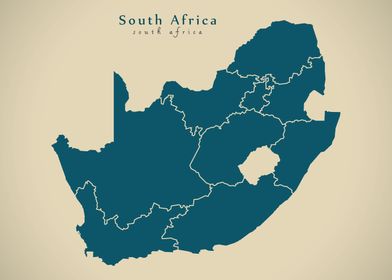 South Africa province map
