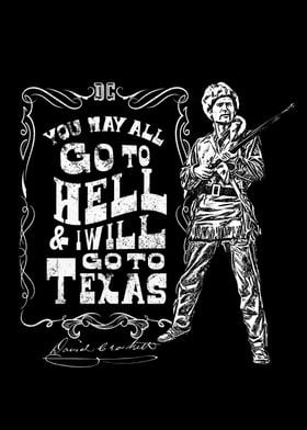 Davy Crockett Texas Alamo 