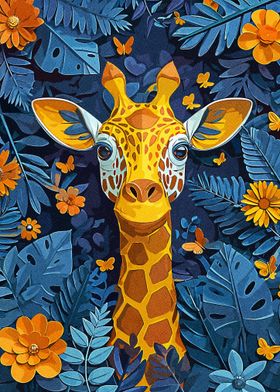 Giraffe Abstract