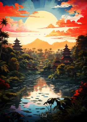 Ubud Oil Painting Art