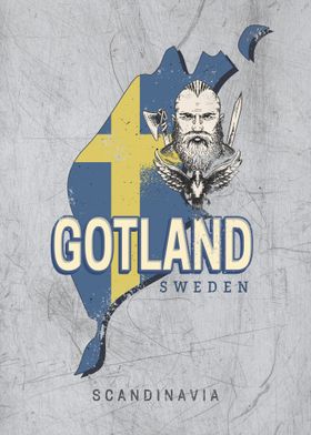 Gotland Sweden Viking Map