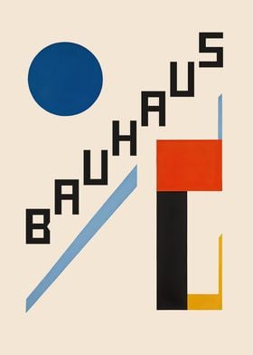 Bauhaus Minimal Poster