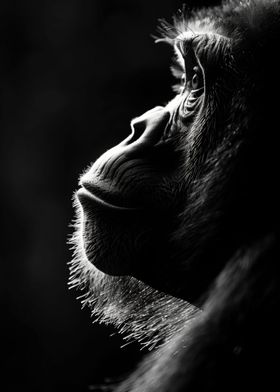 Gorilla in Shadow