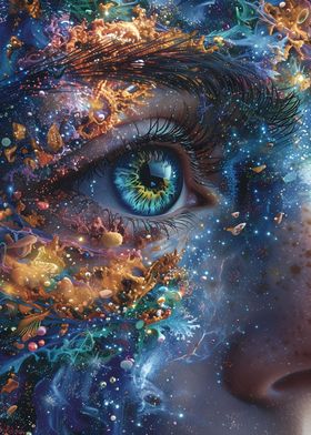 Cosmic Girl Beautiful Eye