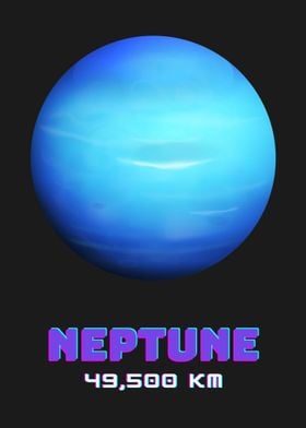 Neptune Planet  the Blue  