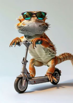 Bearded Dragon Scooter