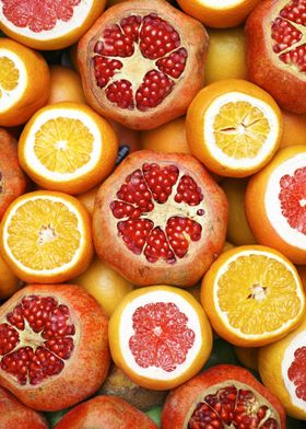 Citrus and Pomegranate