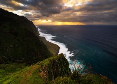 Epic sunset on Madeira