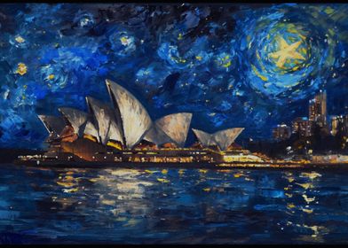 Sydney Opera House vangogh