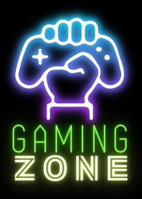 Gaming Zone Neon Style