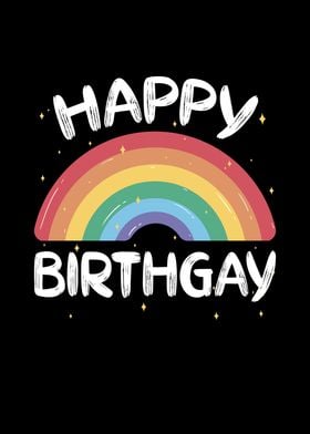Happy Birthgay LGBTQ Gay