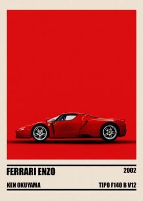 Ferrari Enzo Minimalist