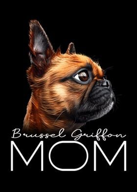 Brussel Griffon Mom