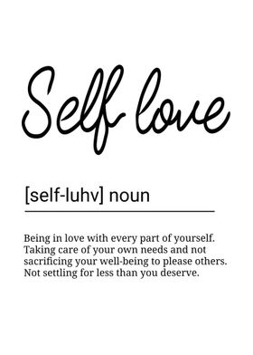 Self love Definition