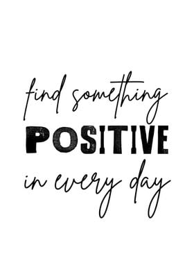 Find Something Positive 