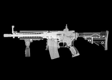 Toy m16 assault rifle 