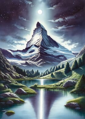 Matterhorn Moonlit Dream