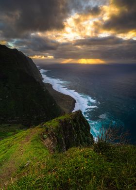 Epic sunset on Madeira