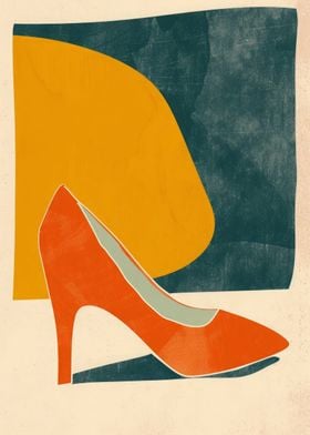 Minimalist Orange Shoe