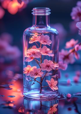 Flowers in bottle