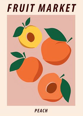 Fruit market Peach