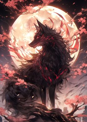 black sakura kitsune