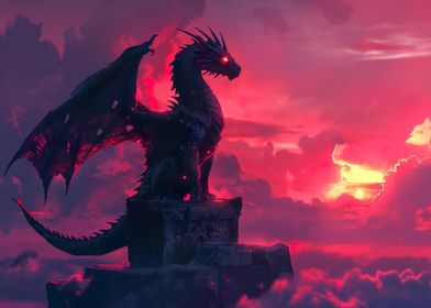 Pink Dragon Sunset