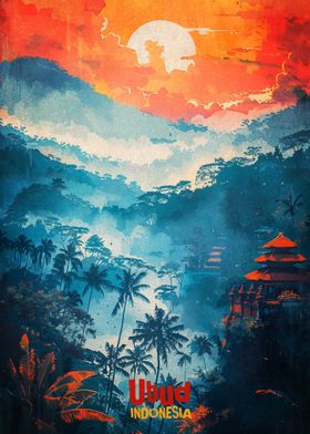 Ubud Art Poster