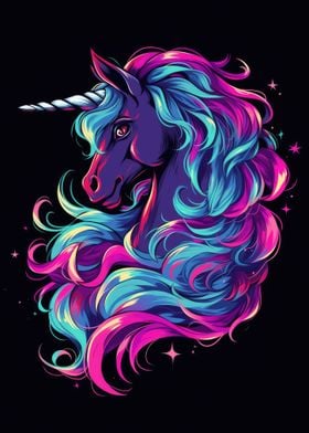 Unicorn Animal Neon Friend