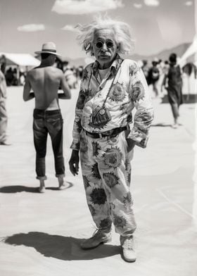 Einstein at Burning Man