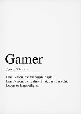 Gamer Gaming DEFINITION 2