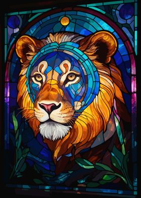 Lion in Glass