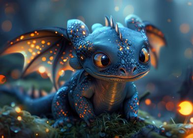 Cute Baby Dragon