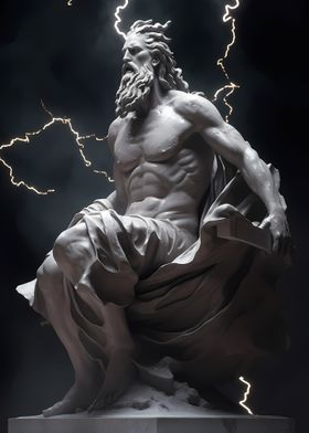 Zeus Sculpture