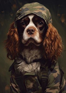 Cavalier Dog Camo Jacket