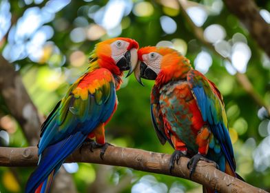 Parrot Pairs Banter