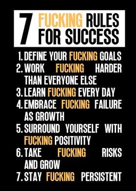 7  Rules For Success