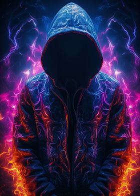 Glow Hoodie Man