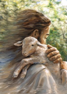 Jesus with a Lamb