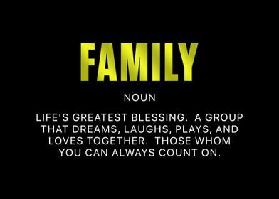 Motivational Quote Family