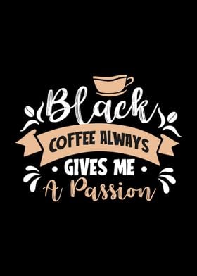 black coffee