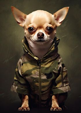 Chihuahua Camo Jacket