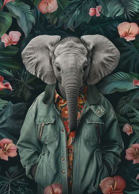 Elephant in Jacket