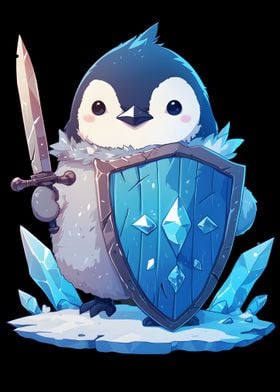 Baby Penguin Ice Knight