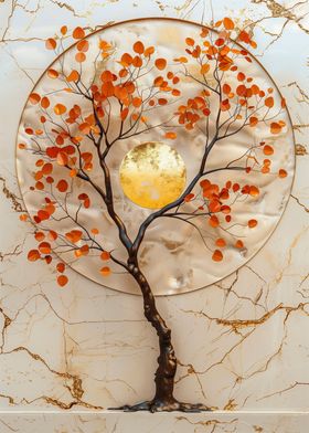 Orange and Gold Tree