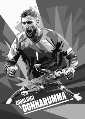 Donnarumma Fan Art Grey