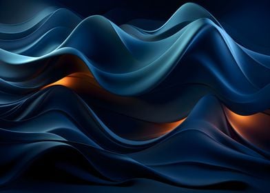 Abstract Dark Fluid Waves